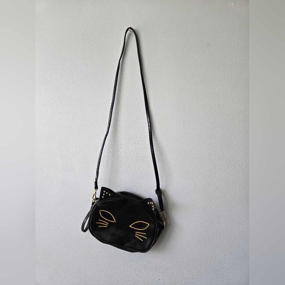 Olivia Miller Black Cat Crossbody Handbag